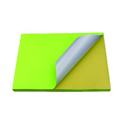 Warna A4 Premium 100% Pulp Kayu Kertas Stiker Perekat Tinggi Ukuran Surat Kertas Stiker Vinyl