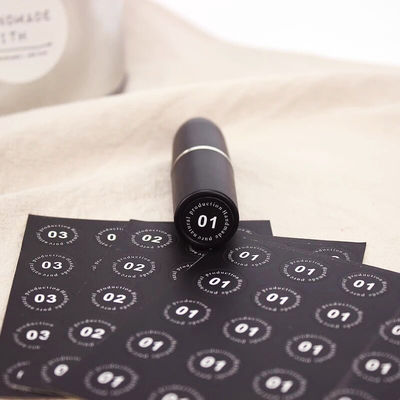Lipstik Parfum Minyak Atsiri Tamper Seal Stiker Label Cetak Foil Emas