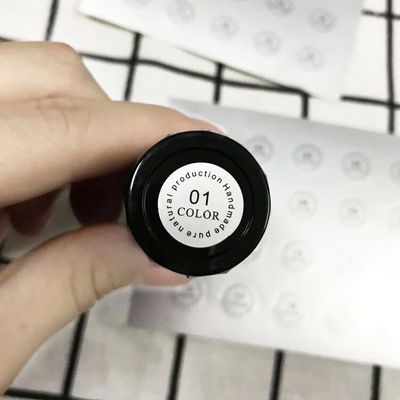 Lipstik Parfum Minyak Atsiri Tamper Seal Stiker Label Cetak Foil Emas