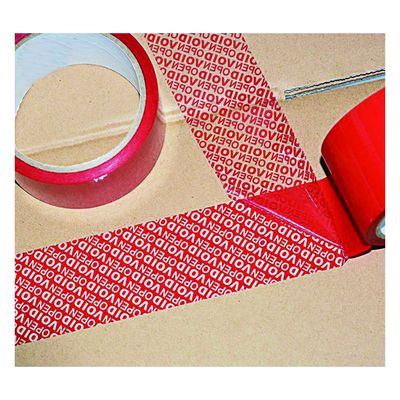 Void Open Tamper Seal Stiker Keamanan Perekat Tinggi