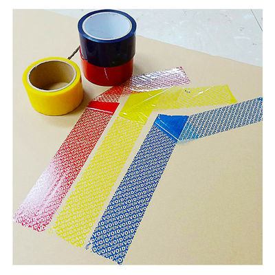 50x150mm Cetak Offset Label Keamanan Bukti Tamper RFID