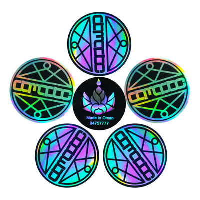 Bentuk Kustom Perlindungan Merek Stiker Holografik 3D