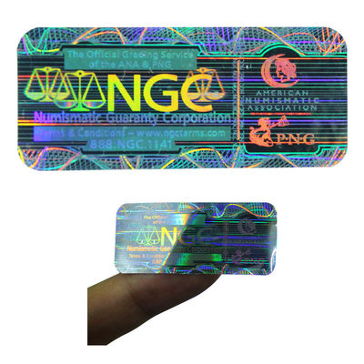 Bentuk Kustom Perlindungan Merek Stiker Holografik 3D