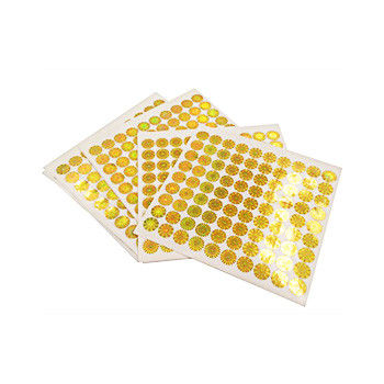 Label Keamanan Anti Pemalsuan 2D Tamper Evident, Stiker Hologram Bukti Tamper