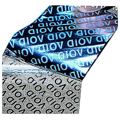 Stiker Hologram Keamanan Kustom 3D Transparan Berwarna-warni