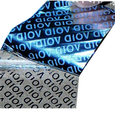 Stiker Vinyl Holografik Anti Palsu Keamanan ISO9001