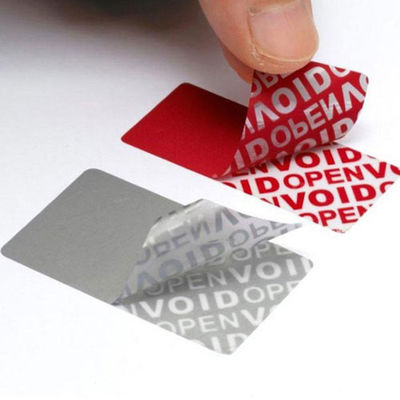 Stiker Vinyl Holografik Anti Palsu Keamanan ISO9001