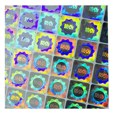 Pely Anti Counterfeit Custom Die Cut Stiker Holografik