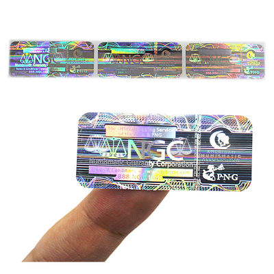 Label Keamanan Vinyl QR Code Hologram Tamper Evident