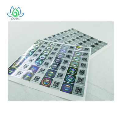 10X10X5cm Perekat Tinggi Anti Tamper Evident Seal Stiker
