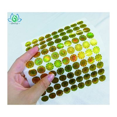 Label Keamanan Hologram Tamper Hologram 3D Tahan Minyak Tahan Air