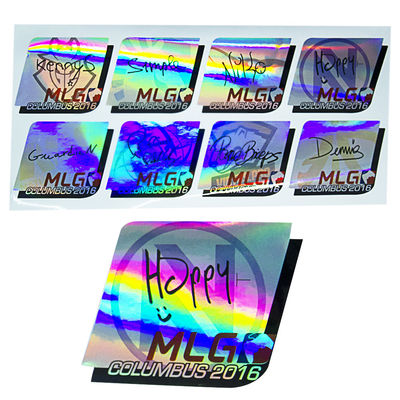 Stiker Tahan Air Laser Custom Tamper Proof Untuk Sertifikasi
