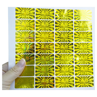 Stiker Watermark Hologram Tamper Proof Seal Kustom