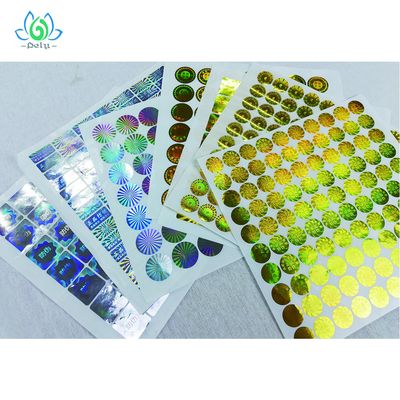 Label Keamanan PET Non Transfer Laser Tamper Evident