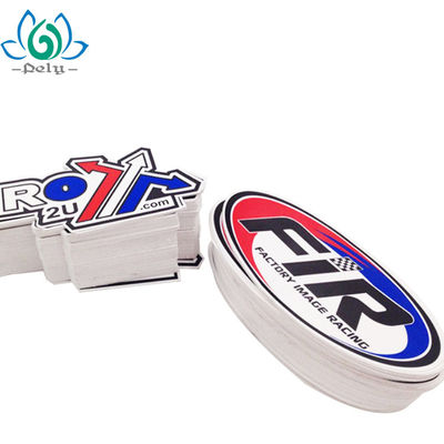 Logo disesuaikan die cut stiker vinyl tahan air