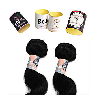 Label Segel Keamanan Ekstensi Rambut Kustom, Label Bundel Rambut