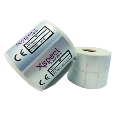 Label Kemasan Perekat Diri Logam Aluminium Stiker stiker segel kemasan
