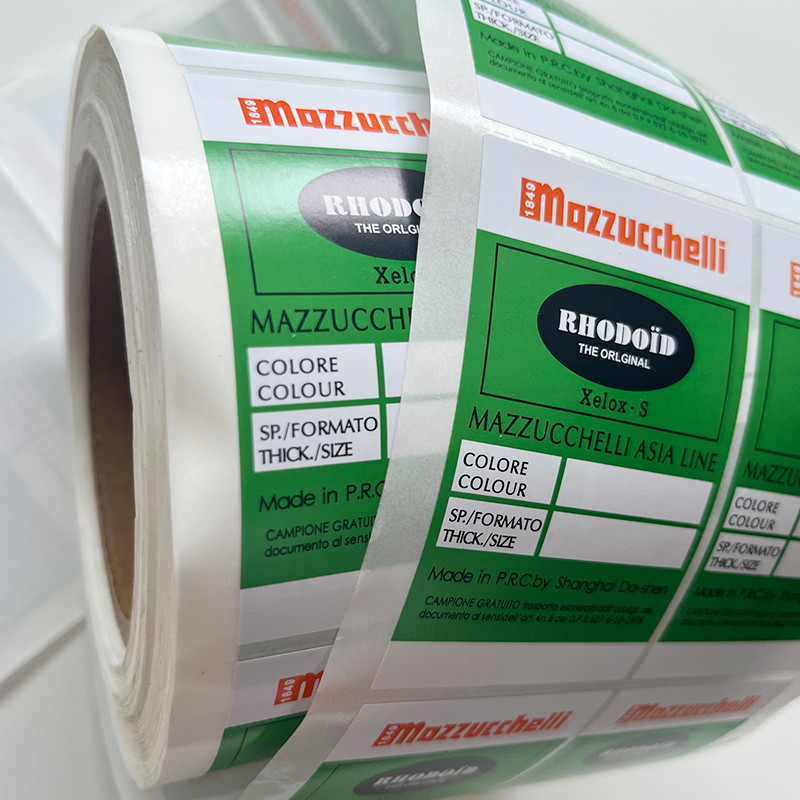 Stiker Perekat Kertas Dilapisi Pribadi Kustom 3 Pencetakan Warna Label Menarik