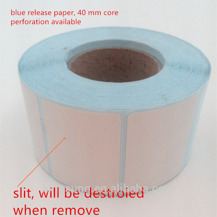 Label Roll Kosong Warna Pantone Dilepas / Label Kosong Untuk Pencetakan